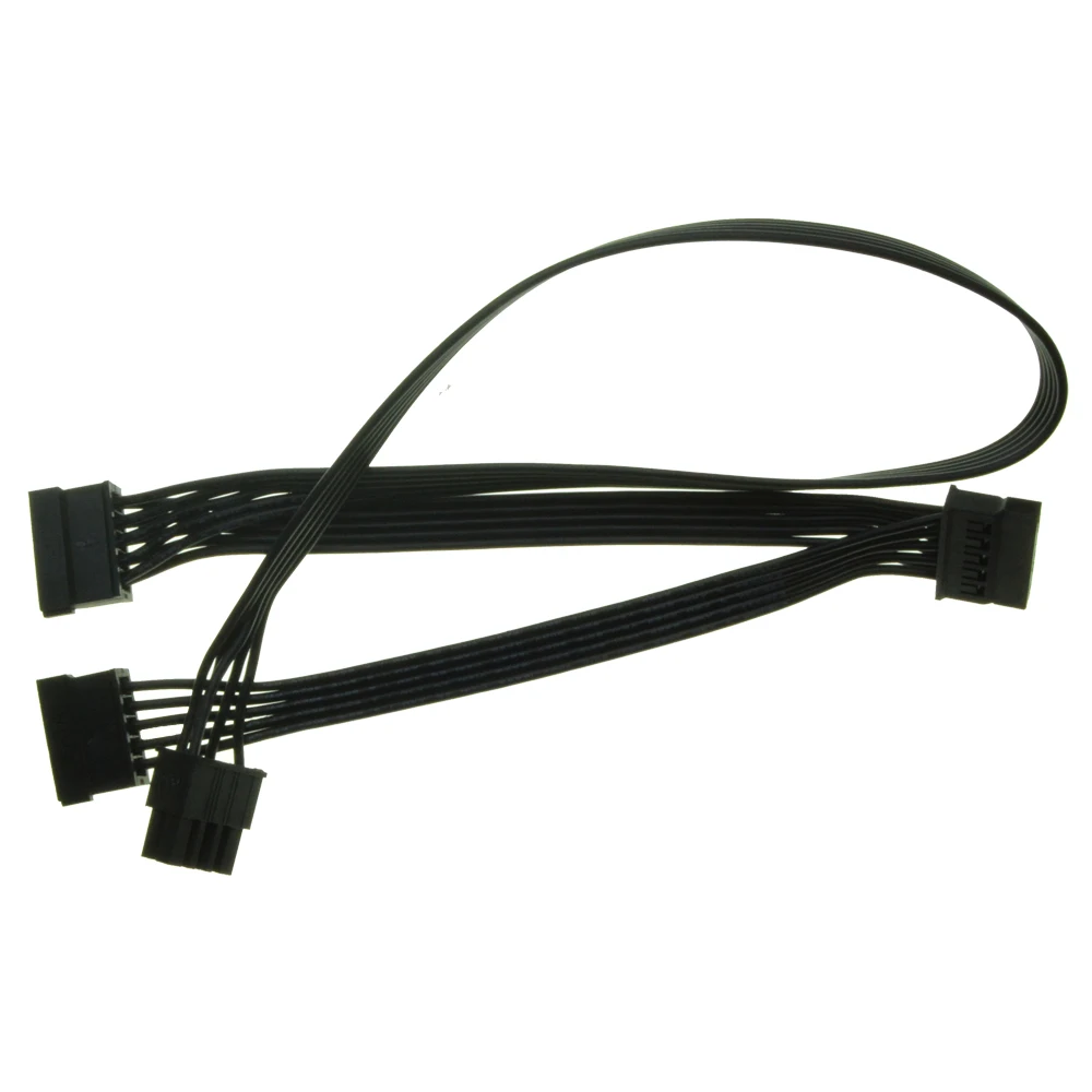 PCI-e 8Pin to 3 SATA Power Supply Cable Port Multiplier For High Winding Module 15Pin SATA Power Port to PCIe 8Pin cable practical lightweight stable 15pin sata to 8pin video card power cord for laptop power supply cable power supply cord