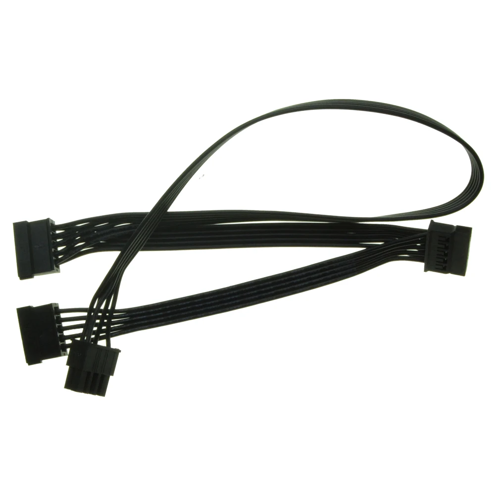 PCI-e 8Pin to 3 SATA Power Supply Cable Port Multiplier For High Winding Module 15Pin SATA Power Port to PCIe 8Pin cable 009s pcie pci e pci express riser card cabo 1x to 16x usb 3 0 cable sata to 4pin ide molex power supply for btc miner