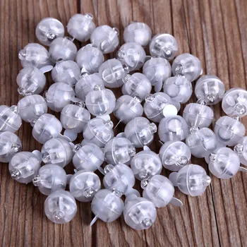

20 Pcs Round Coloured Led RGB Flash Ball Lamps Balloon Lights for Lantern Christmas Wedding Party Decoration Party Decoration