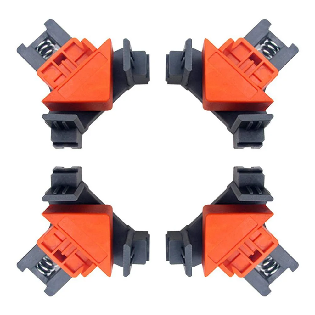 

4 Pcs Carpenter Right Angle Clamp Positioning Squares Corner Clamp for Welding Photo Framing DTT88