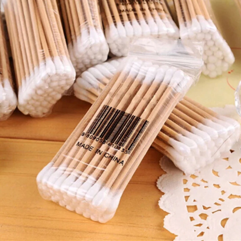 30~ 105 шт бамбуковые ватные палочки медицинские для чистки ушей деревянные палочки для макияжа инструменты для здоровья тампоны Cotonete Focallure