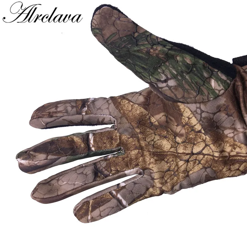 Hunting Fishing Lightweight Gloves Camouflage Bounce Gloves Non slip