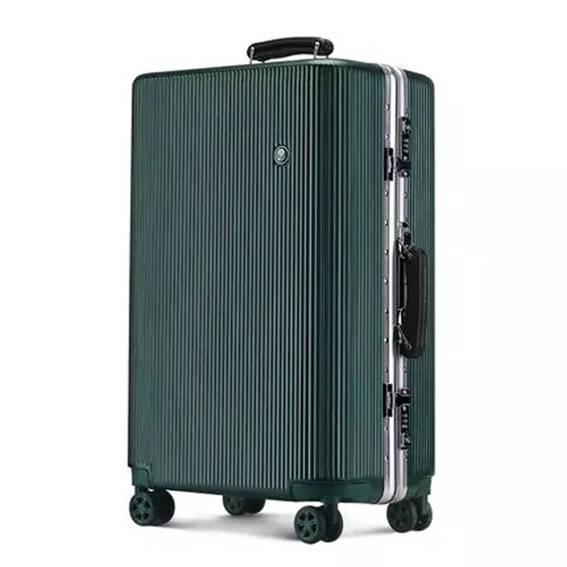 CALUDAN унисекс, Ретро стиль, с ручкой, для путешествий, очень Ёмкость высокое качество подвижного Чемодан с твердыми стенками Чемодан 30 дюйма, сумка на колесиках чемодан, дорожная сумка - Цвет: Зеленый