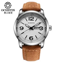 2016 Venta Nuevo Ochstin Hombres Reloj de Cuarzo Reloj Casual Fecha Día Hombres de Pulsera Relojes Hombre de Negocios Relojes Militares Hombre