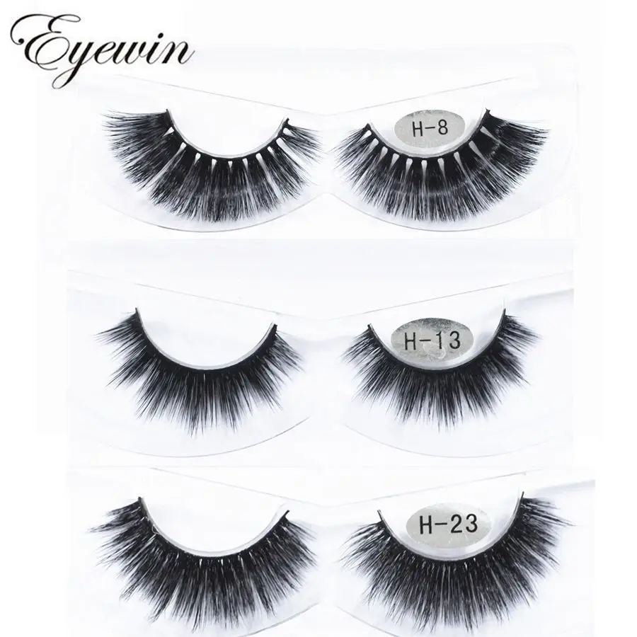 

Eyewin Mink Eyelashes High Quanlity Soft Crisscross Thick False Eyelashes Handmade Lashes Makeup Tool Eyelashes Extension 1 Pair