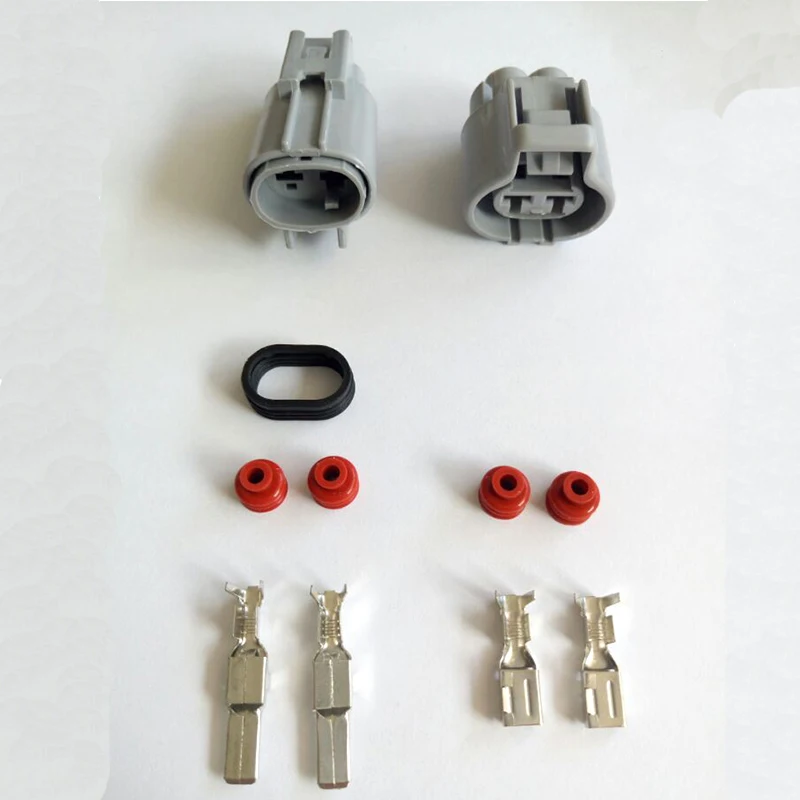 

2 Pin Waterproof Electronic Fan Plug Male and female Automobile Fan Plugin Connector DJ7021Y-4.8-11/21