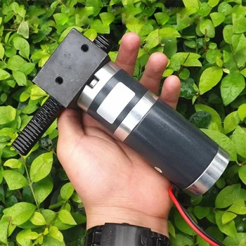 

Linear reciprocating motor 48W 12CM/S DC12V rack motor Planetary gear motor Push rod speed motor
