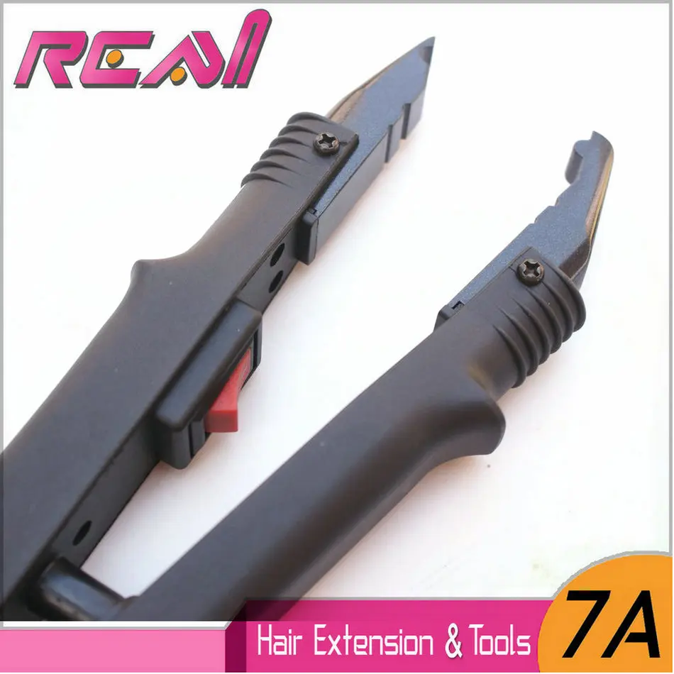 

Black Color Professional Loof Heat Wand Clamp / Fusion Connector / Fusion Iron For Keratin Hair Extensions Styling Tools