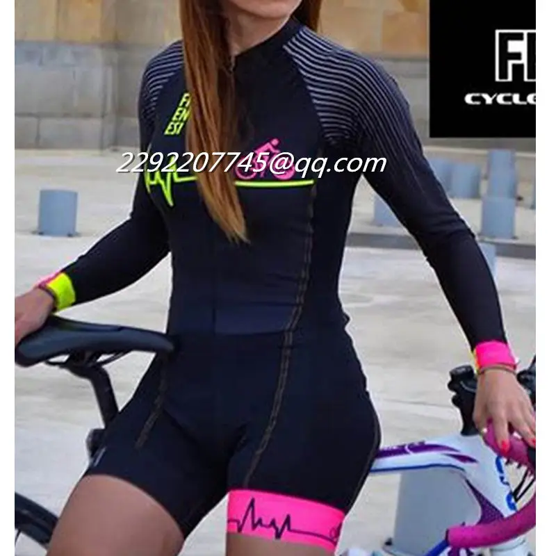 Frenesi, женская сексуальная одежда с длинным рукавом, костюм для триатлона - Цвет: Triathlon 05