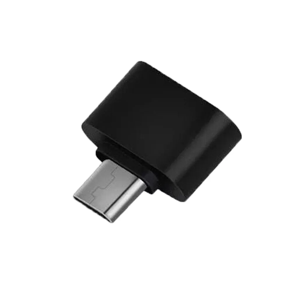 Type-C OTG USB 3,1 к USB2.0 type-A разъем адаптера для samsung huawei телефон высокоскоростные сертифицированные аксессуары для сотовых телефонов - Цвет: Black