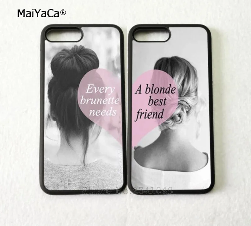 Два девушки BFF лучшие друзья навсегда Силиконовые мягкие чехлы для телефонов для iPhone 5S, SE