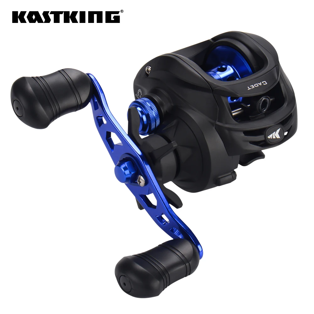 

KastKing Cadet Baitcasting Fishing Reel 221g 5+1 Ball Bearings 4KG Drag Nylon Frame Magnetic Brake System Fishing Coil
