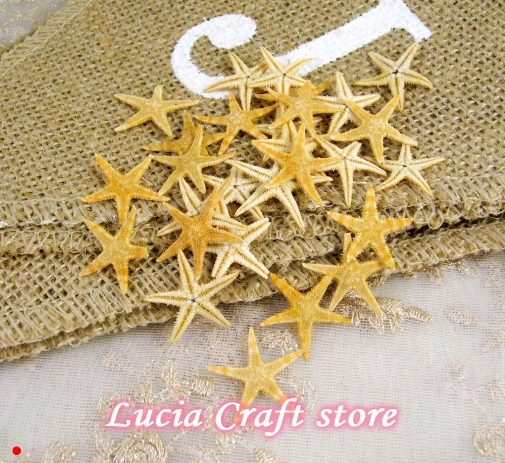 Lucia Crafts приблизительно 1-2 см Морская звезда DIY ремесла украшение дома свадебное украшение 25 шт./лот G0302