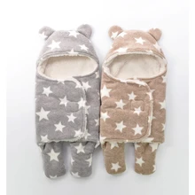 Мягкая Коралловая флисовая детская зимняя пеленка для новорожденных как конверт для новорожденных пеленка конверт белье для коляски