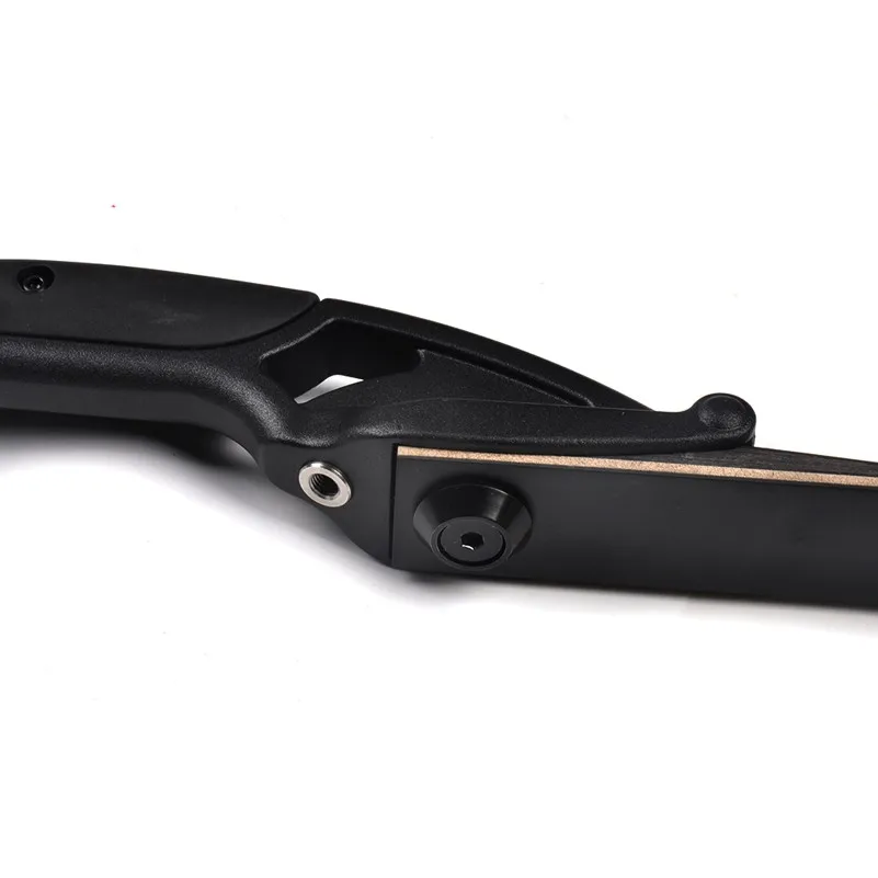 Arco com 17 Arco Recurvo Americano Caça Polegadas Metal Riser Tranditional Longo 3 Cor F179 30-50lbs 56 29 Cheap Arco e flecha