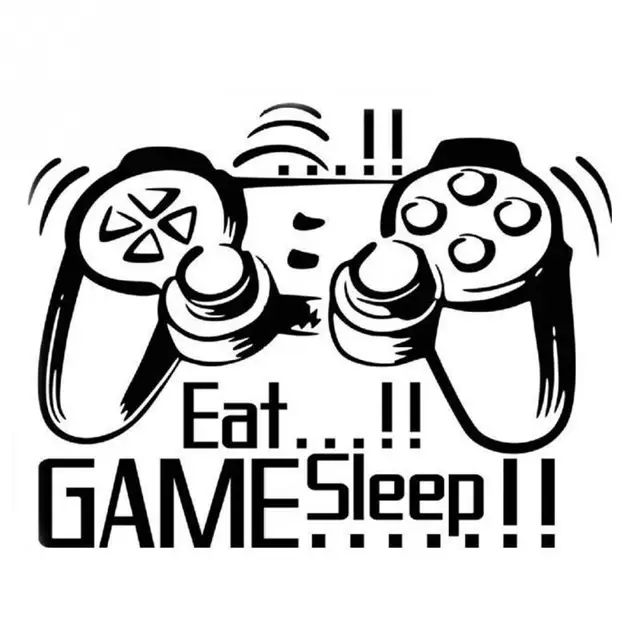 Best Quality Simple Removable Gamepad Pattern Wall Sticker Bedroom Dining Room Decoration #103 Best Quality Simple Removable Gamepad Pattern Wall Sticker Bedroom Dining Room Decoration #103
