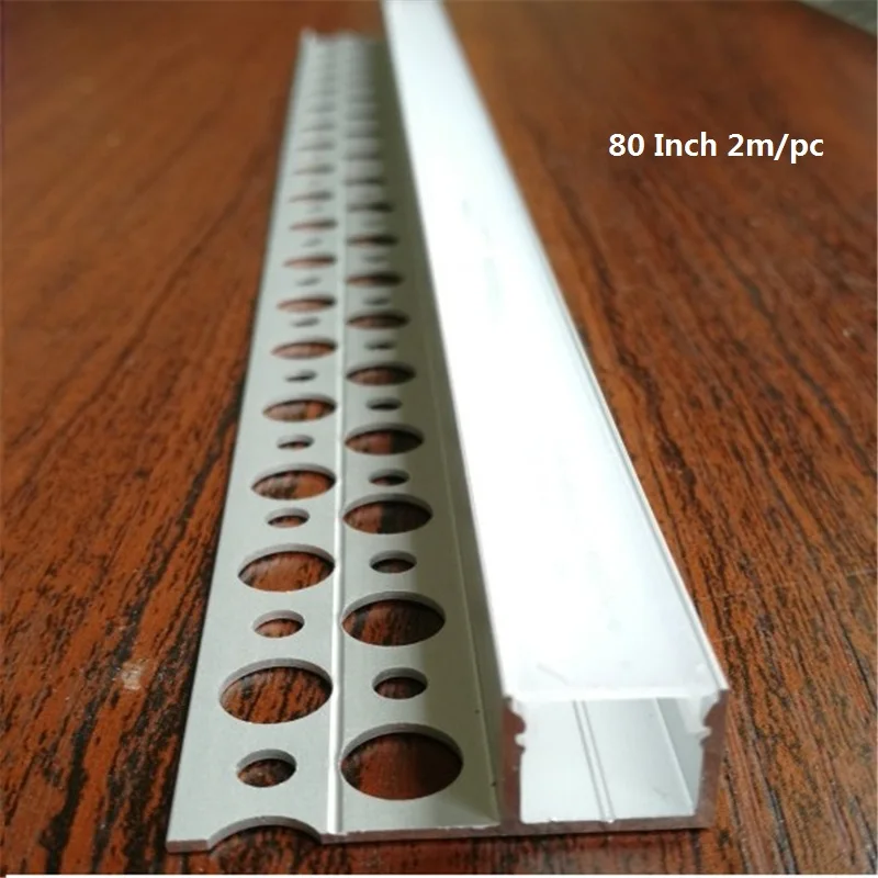 Best Price 5-30pcs/lot 80inch 2m embedded led aluminium profile ,10mm strip 1 side built in flat edge invisible linear channel for ceiling Best Price 5-30pcs/lot 80inch 2m embedded led aluminium profile ,10mm strip 1 side built in flat edge invisible linear channel for ceiling