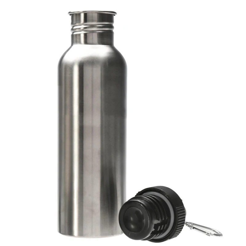 350/500/750ML Stainless Steel Wide Mouth Drinking Water Bottle Outdoor Travel Sports Cycle Drink Bottles Kettle Outdoor Tools