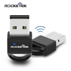 Rocketek Bluetooth адаптер USB Dongle для компьютера PC беспроводной мышь, bluetooth, динамик 4,0 музыкальный приемник USB Bluetooth адаптер