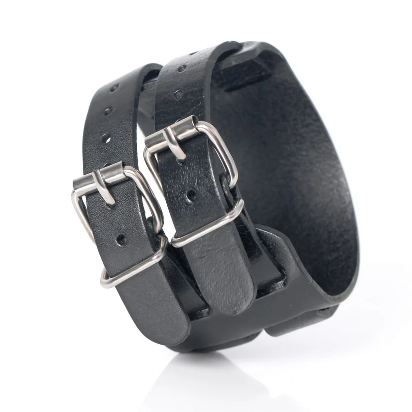 Leather Braided Bracelet Leather Bracelet Charm Bracelet XQNI New Fashion Cowboy Style Bandage Genuine Leather Bracelets For Men Knight Courage Wrap Charm Bracelets Bangles