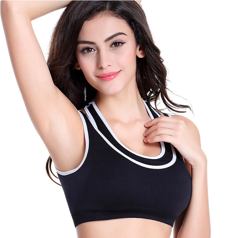 New Arrival Sweat Quick Drying Shockproof Sports Bra Brand Fitness