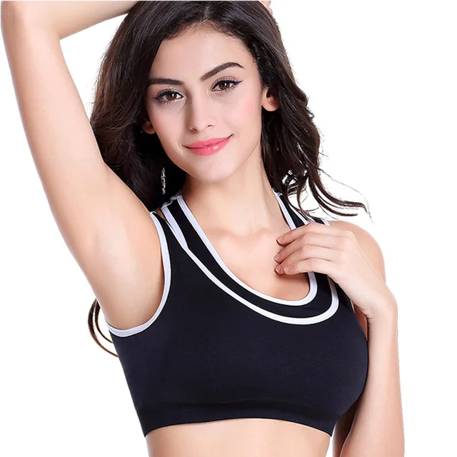 New Arrival Sweat Quick Drying Shockproof Sports Bra Brand Fitness
