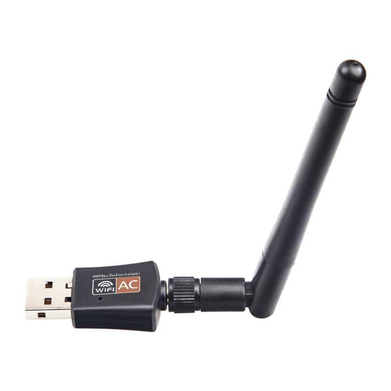 USB Wi Fi адаптер Kebidumei 5/2 4 ГГц двухдиапазонный 600 Мбит/с LAN 802.11ac/a/b/g/n для Windows XP Win 7 10 Mac