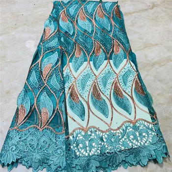 

African Lace Fabric,High Quality African Cord Lace 2019 nigerian lace fabric Guipure Embroidery for party wedding dress 2L83-16