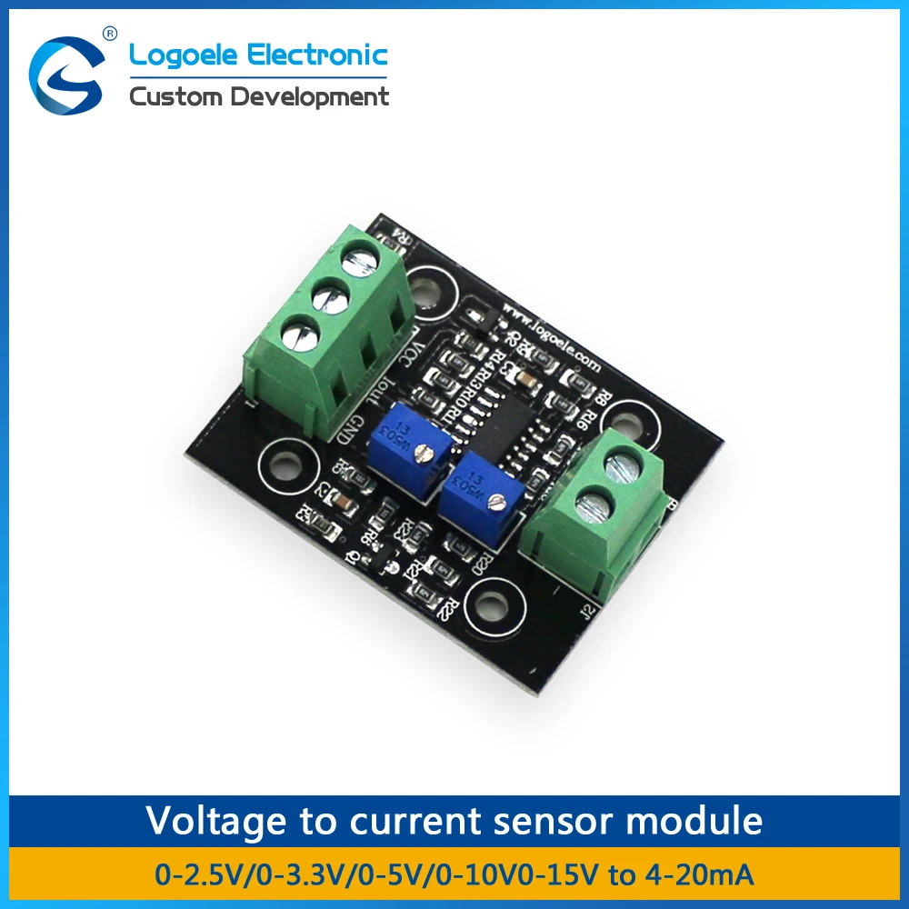 С базовым током-напряжением 0-2,5 в 0-3,3 В 0-5 в 0-10 в 0-15 в до 4-20мА модуль датчика преобразования