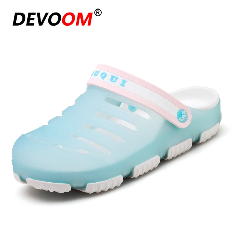 

2018 Jelly Shoes Slippers Women Summer Creepers Slides Pantuflas New Fashion Water Beach Slipper Sandale Femme Women Flip Flops