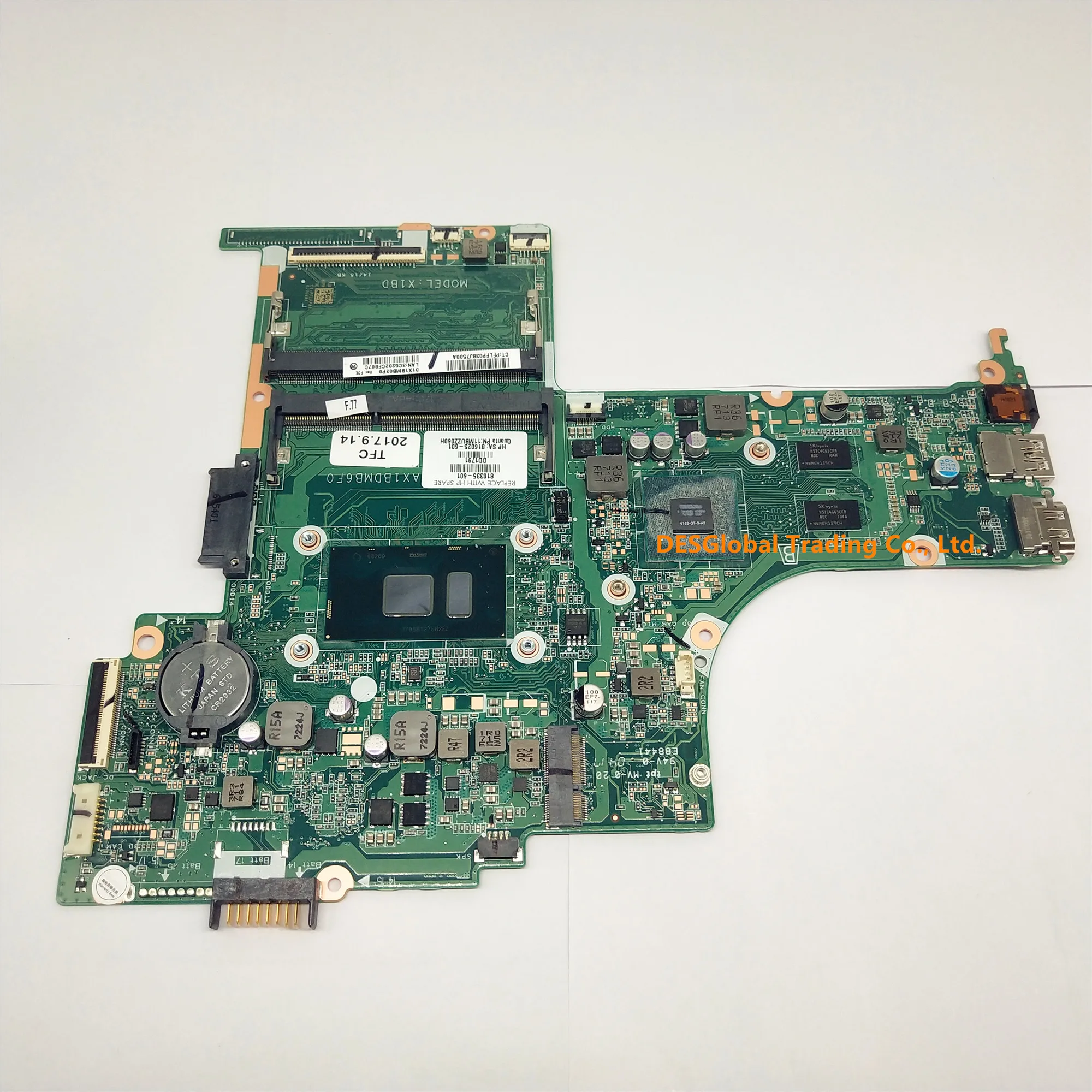 remarkable  For HP Pavilion 15-AB 15-AN 15-AN098NR 14-AB Laptop Motherboard i7-6500U 810335-601 816025-601 Main