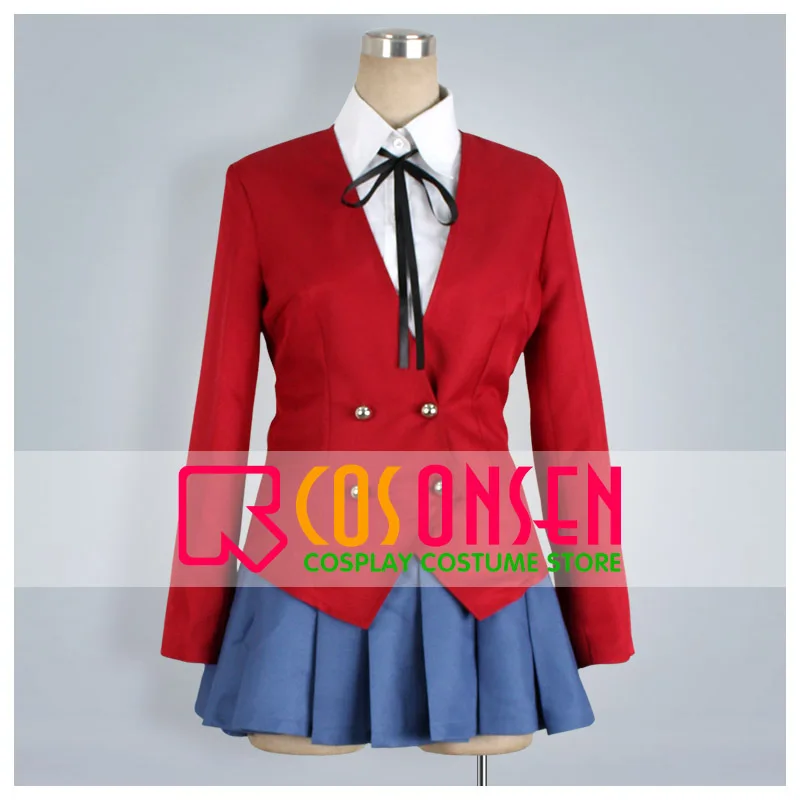 

COSPLAYONSEN TIGER DRAGON Toradora Taiga Aisaka Cosplay Costume School Uniform Set Any Size