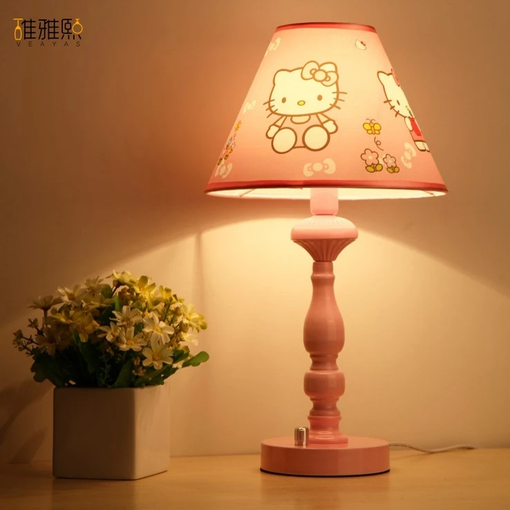 Hello kitty creative girl lighting children lamps and iron