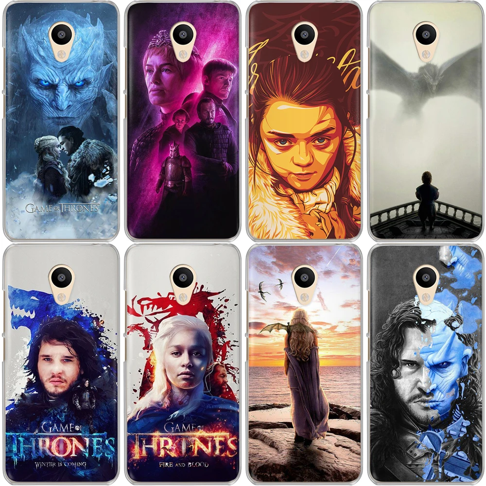 

Case ForMeizu M6 Note M5S 5C M3s 3 M5 Note Pro6 U10 U20 Game Thrones Jon Snow Tyrion Lannister Soft Silicone TPU Phone Cover