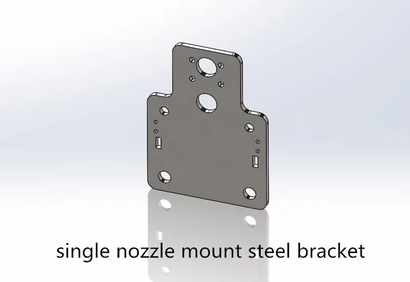 steel bracket for single nozzle_