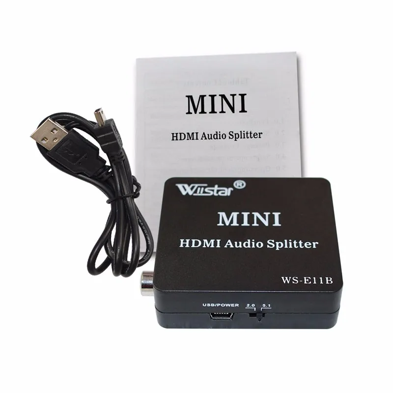 adaptador de áudio de alta qualidade hdmi divisor