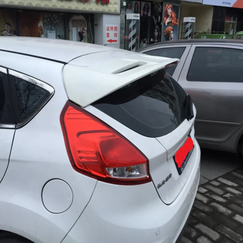 

For Ford Fiesta hatchback 2006-2017 Rear Wing Spoiler, Trunk Boot Wings Spoilers paint ABS OEM Screw installation