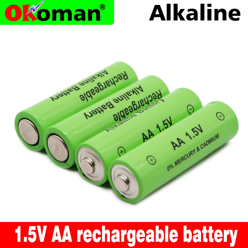 4~ 20 шт./лот бренд AA перезаряжаемая батарея 3000mah 1,5 V Новая Щелочная перезаряжаемая батарея для светодиодной лампы игрушка mp3