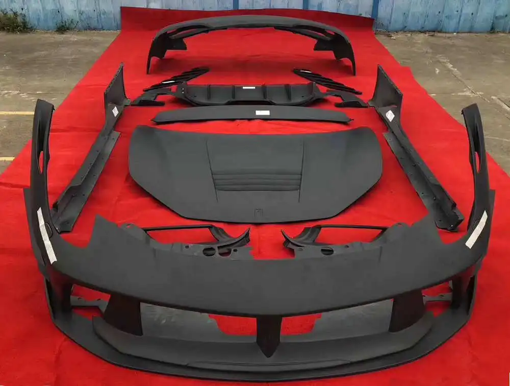 Комплект кузова автомобиля из ФАП PD Style для Ferrari 458 передний бампер крышка капота