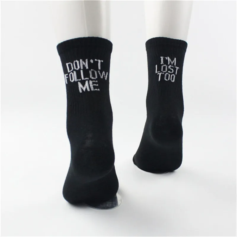 Черные носки с надписью «Pride», хипстерские носки Halajuku, модные носки унисекс, уличная одежда, популярные уникальные носки - Цвет: 6