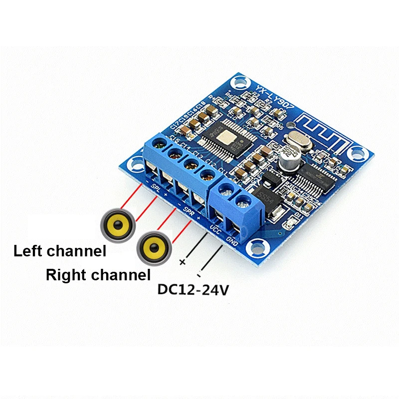 TPA3116D2 Bluetooth 4 2 усилитель мощности плата Amplificador 50 Вт + Двухканальный аудио модуль DC12