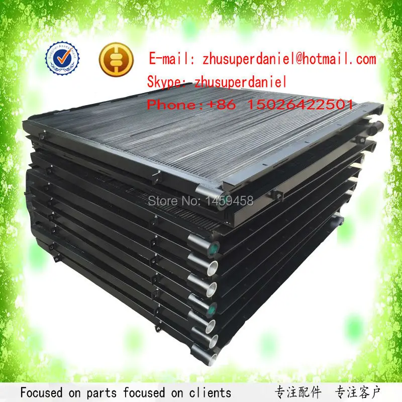 

GA37 water cooled screw air compressor tube and shell oil cooler core 1625473604(1625 4736 04)