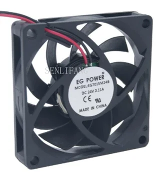 

Free shipping 7CM 24V EG7015M24B 7015 2 line DC fan double ball industrial fan