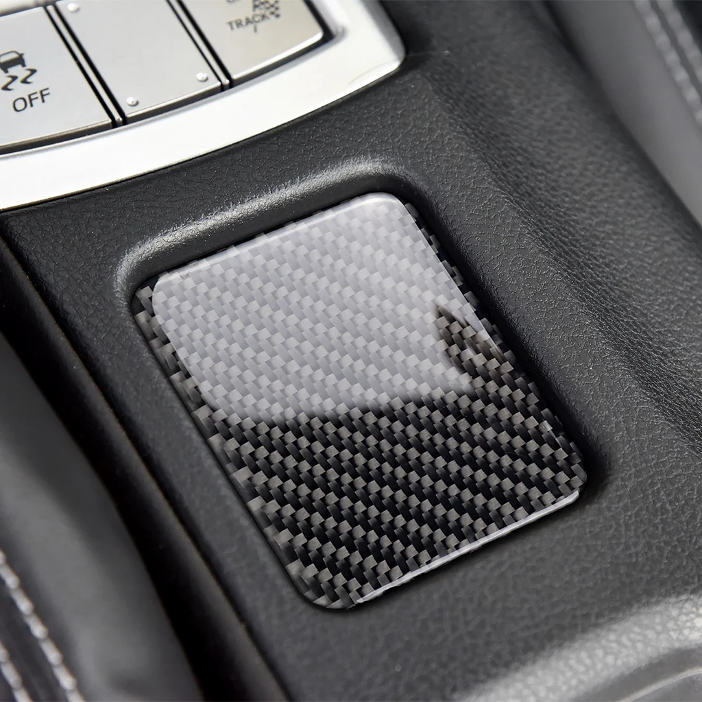 

Car Interior Refit Carbon Fiber Seat Heating Button Decorative Frame Modification Trim For Subaru BRZ Toyota 86 Car accessories