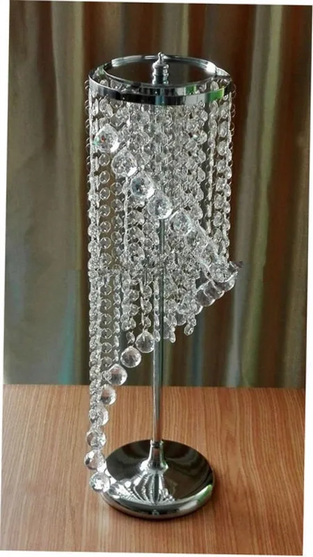 

Table Crystal Centerpiece flower stand Wedding Chandelier,Party Decoration 56cm Tall 10pcs/lot