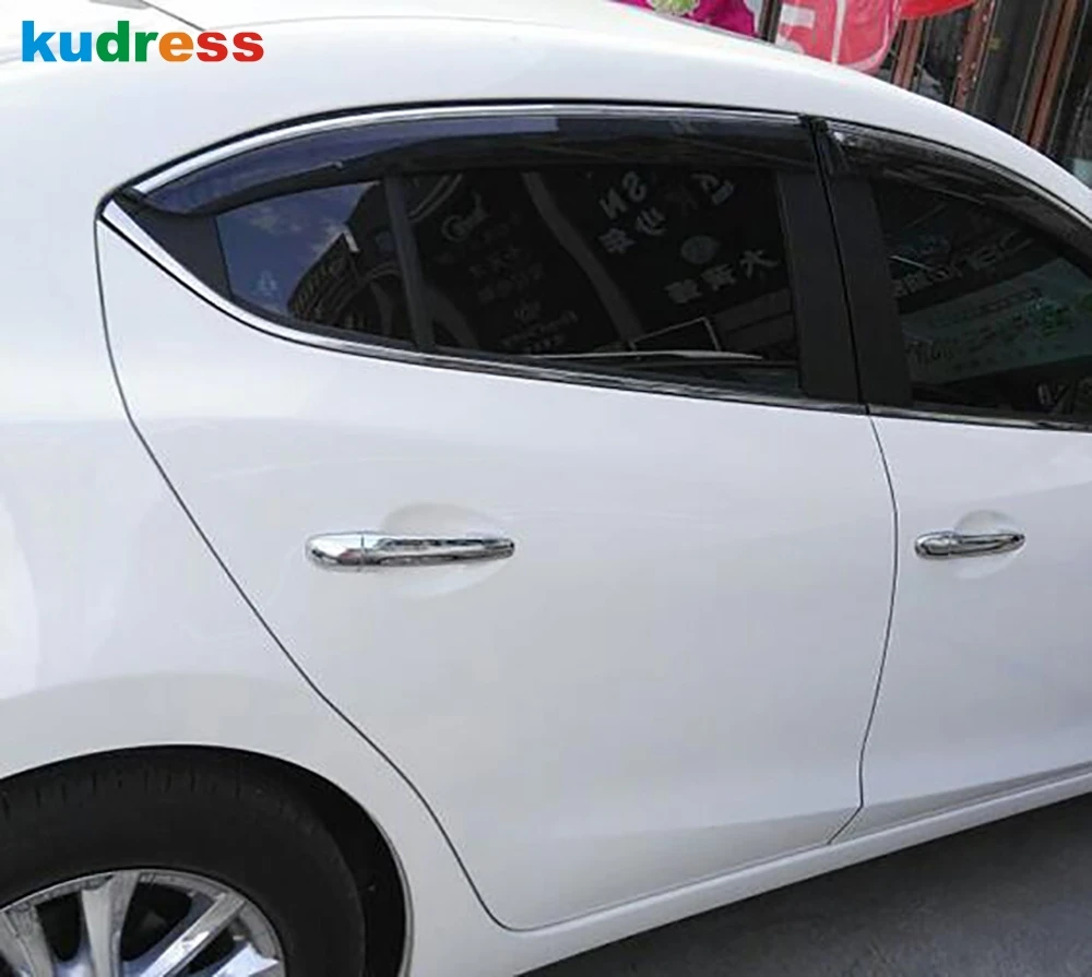 Для Mazda CX8 CX 8 2017 2018 abs Хромированная боковая Дверная ручка Крышка улов отделка