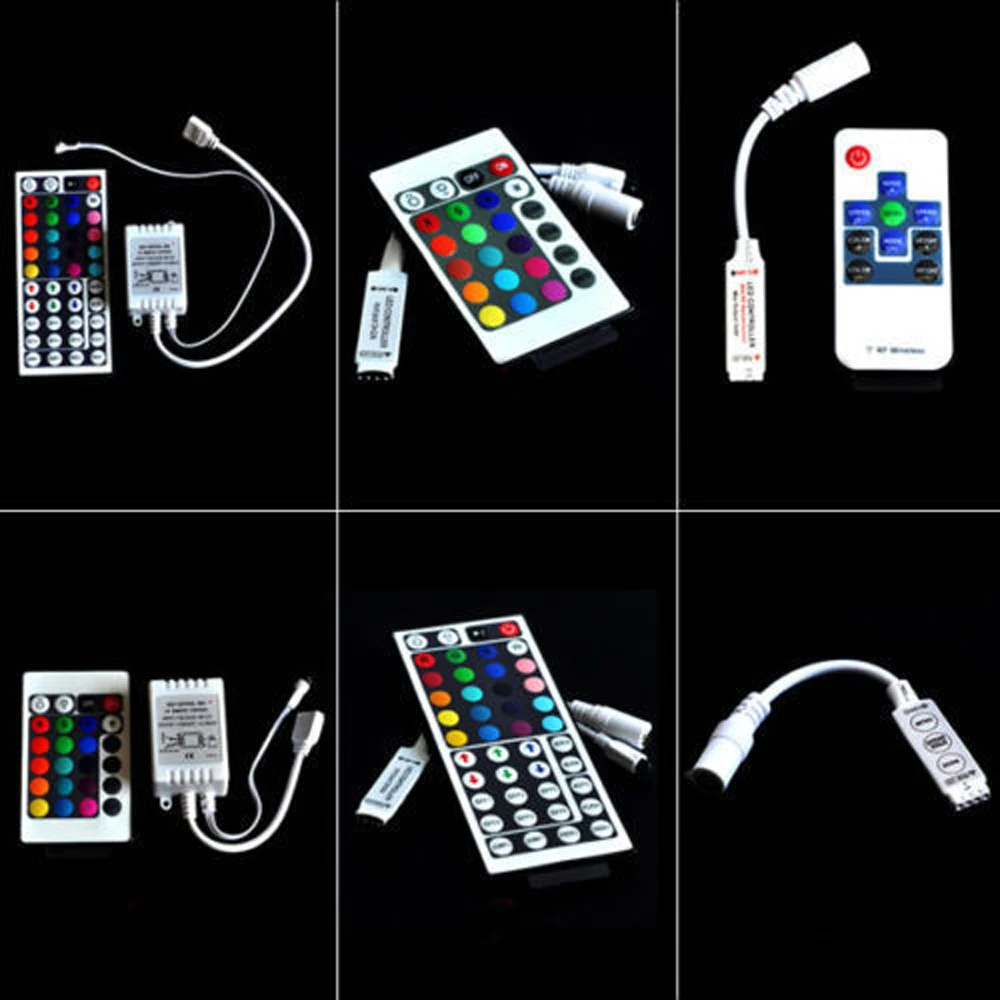 Dc12 24v Mini 3 24 44 Key Ir Remote Wireless Controller Dimmer Dc12 24v Mini 3 24 44 Key Ir Remote Wireless Controller Dimmer Dynamic Mode Infrared For Rgb Smd 3528 5050 Led Strip Lights