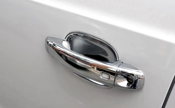 

12pcs /set Car Outer Side Door Handle Protector +Door Handle Bowl Cover For Audi A4 B8 2008 2009 2010 2011 2012 2013 2014 2015