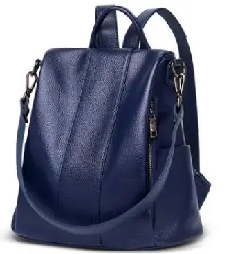 

2pcs K673 Genuine Leather Backpack with Big Capacity and Multi-function/ Women backpack