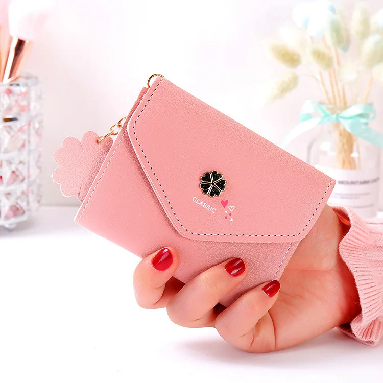 

Ma'am small Wallet women Short Fund Flower Pendeloque Cut Mini- Penny Package Card Fracture Wallet